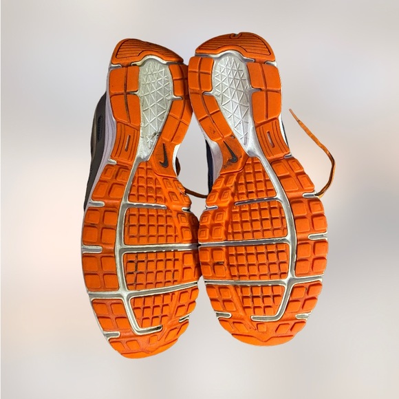 nike revolution 2 orange grey running walking sneakers mens 10.5 - Picture 8 of 9